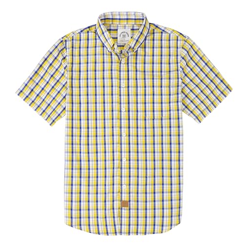 Dubinik®Freizeithemden Für Herren Kurzarmhemd Herren Sommer Arbeitshemden Outdoor Button Down Hemd Herren Kurzarm Regular Fit von Dubinik