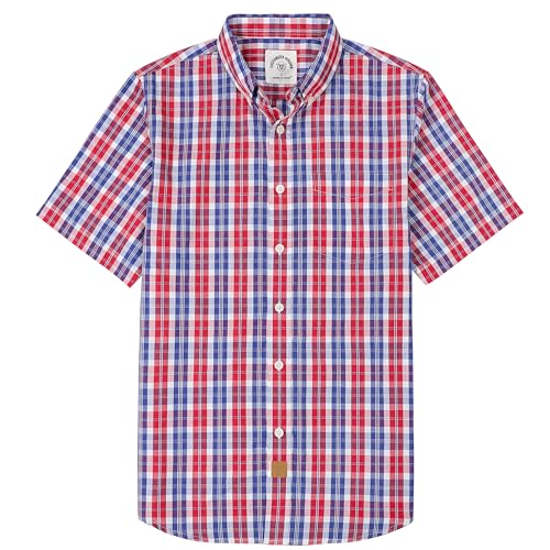 Dubinik®Freizeithemden Für Herren Kurzarmhemd Herren Sommer Arbeitshemden Outdoor Button Down Hemd Herren Kurzarm Regular Fit von Dubinik