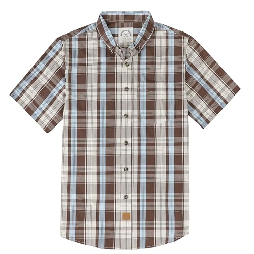 Dubinik®Freizeithemden Für Herren Kurzarmhemd Herren Sommer Arbeitshemden Outdoor Button Down Hemd Herren Kurzarm Regular Fit von Dubinik