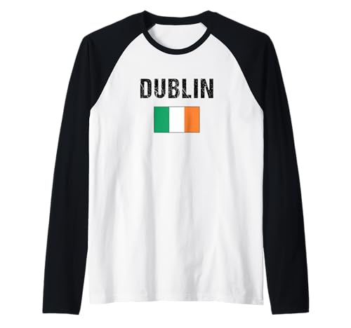 Herren Dublin Irland Flagge Irisch Raglan Herren Dublin Irland Flagge Irisch Raglan von Dublin Irish Flag Ireland Tees
