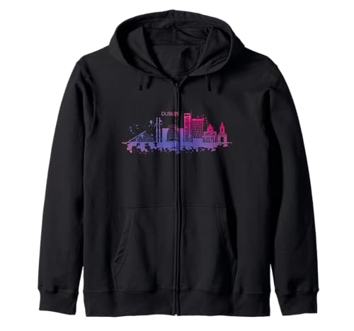 Dublin Skyline Wasserfarbe Irland Souvenir Geschenk Kapuzenjacke Dublin Skyline Wasserfarbe Irland Souvenir Geschenk Kapuzenjacke von Dublin Irland Souvenirs