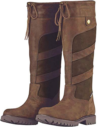 Dublin Unisex Kennet Lederstiefel (39 EU) (Schokolade) von Dublin