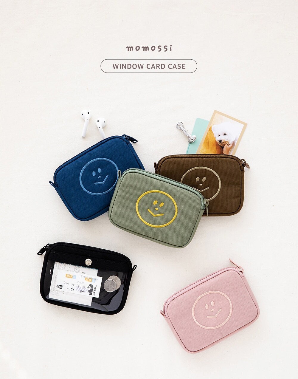 Kartenetui/Geldbörse Reiseportemonnaie Make-Up Täschchen Reißverschlusstasche Tasche Schulmaterial von DubuDumo