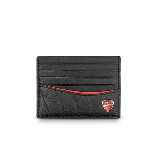 Ducati Enzo DTLGD0000202 Kartenetui aus echtem Leder, für Herren, Schwarz Ducati Enzo DTLGD0000202 Kartenetui aus echtem Leder, für Herren, Schwarz von Ducati