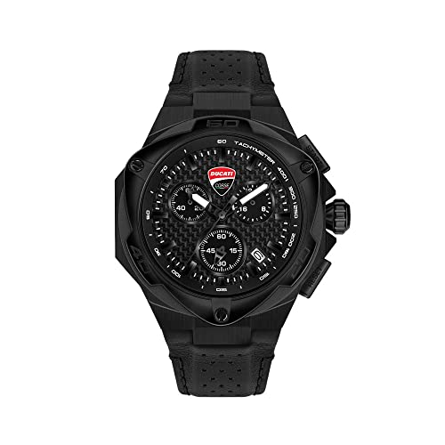 Ducati Herren Analog Quarz Uhr mit Leder Armband DTWGC2019003 von Ducati