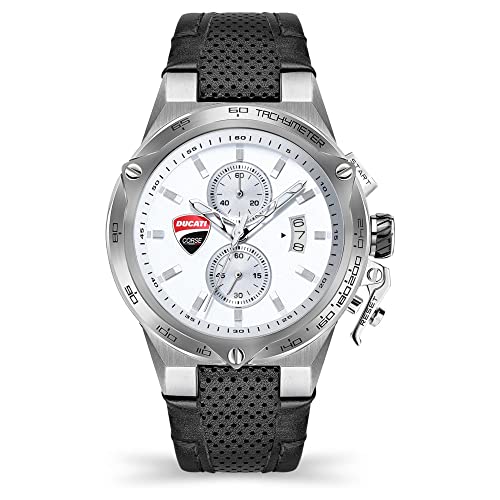 Ducati Herren Analog Quarz Uhr mit Leder Armband DTWGC2019104 von Ducati