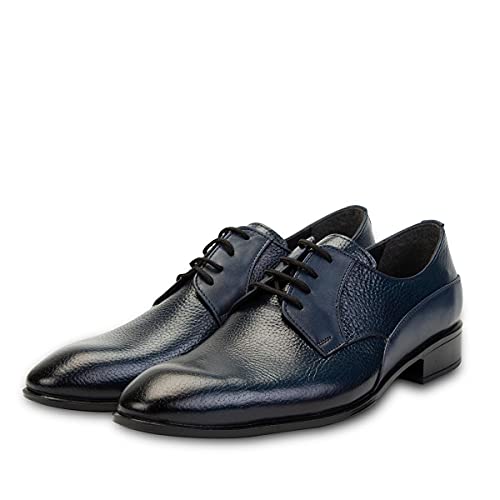 Ducavelli Elite Klassische Herrenschuhe aus echtem Leder (Blau, Numeric_41) von Ducavelli