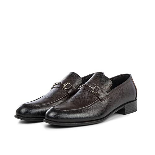 Ducavelli Sidro Echtes Leder Herren Klassische Schuhe, Loafer Klassische Schuhe (Braun, eu_Footwear_Size_System, Adult, Men, Numeric, medium, Numeric_45) von Ducavelli