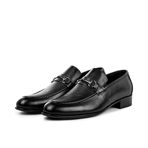 Ducavelli Sidro Echtes Leder Herren Klassische Schuhe, Loafer Klassische Schuhe (SCHWARZ, eu_Footwear_Size_System, Adult, Men, Numeric, medium, Numeric_41) von Ducavelli