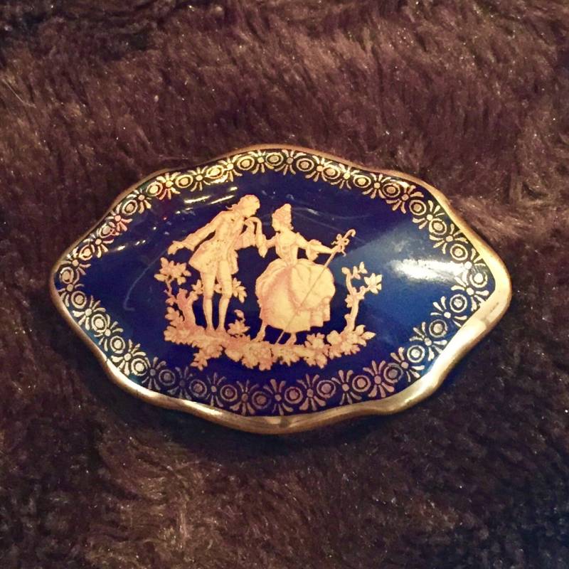 Vintage Limoges Trinket Box von DuchessCo
