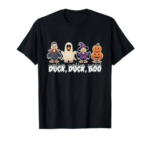 Goose Spooky Season Halloween Duck Duck Boo Herren Damen Kinder T-Shirt von Duck Duck Boo Goose Spooky Halloween