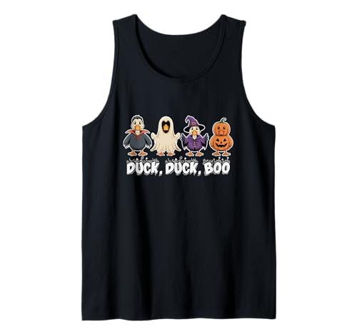 Goose Spooky Season Halloween Duck Duck Boo Herren Damen Kinder Tank Top von Duck Duck Boo Goose Spooky Halloween
