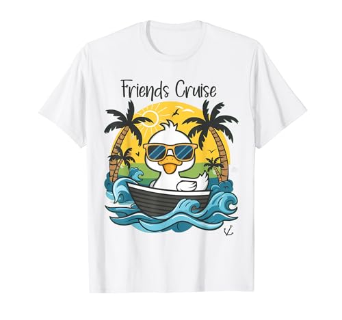 Herren Damen Cruise Duck Hawaii Sommer Urlaub Strand T-Shirt Herren Damen Cruise Duck Hawaii Sommer Urlaub Strand T-Shirt von Duck Lover Cruise Summer Vacation