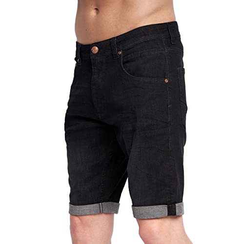 Duck and Cover Denim-Shorts für Herren, für den täglichen Gebrauch, Essential, aus Baumwolle, schmale Passform, leger, Sommer-Shorts, 36W von Duck and Cover