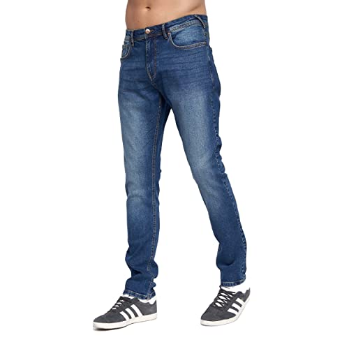 Duck and Cover - Herren Jeans Casual Slim Fit, blau, 30W x 32L von Duck and Cover