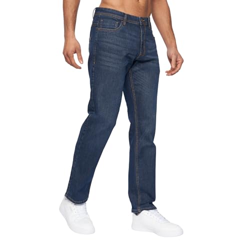 Duck and Cover - Herren Slim Fit Casual Jeans, Hydras/Dark Wash, 32 W / 32 L von Duck and Cover
