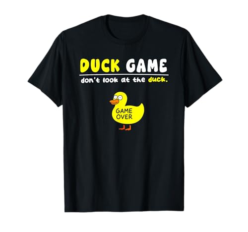 Lustiges Entenspiel "Don't Look Game Over" für Jungen Mädchen Kinder T-Shirt von DuckAxis1