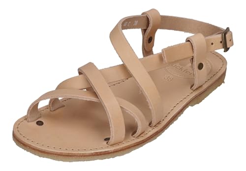Duckfeet Damenschuhe - Sandale BORNHOLM 60C creme, Größe:42 EU von Duckfeet