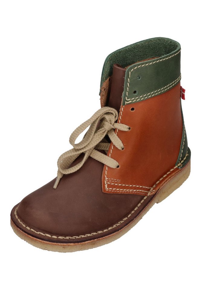 Duckfeet Fåborg Schnürboots green brown cocoa von Duckfeet