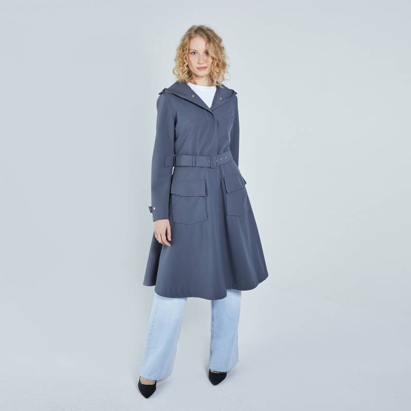 Graue Schlagregenjacke - Recycelte Materialien Graue Schlagregenjacke - Recycelte Materialien von DucktailRainwear