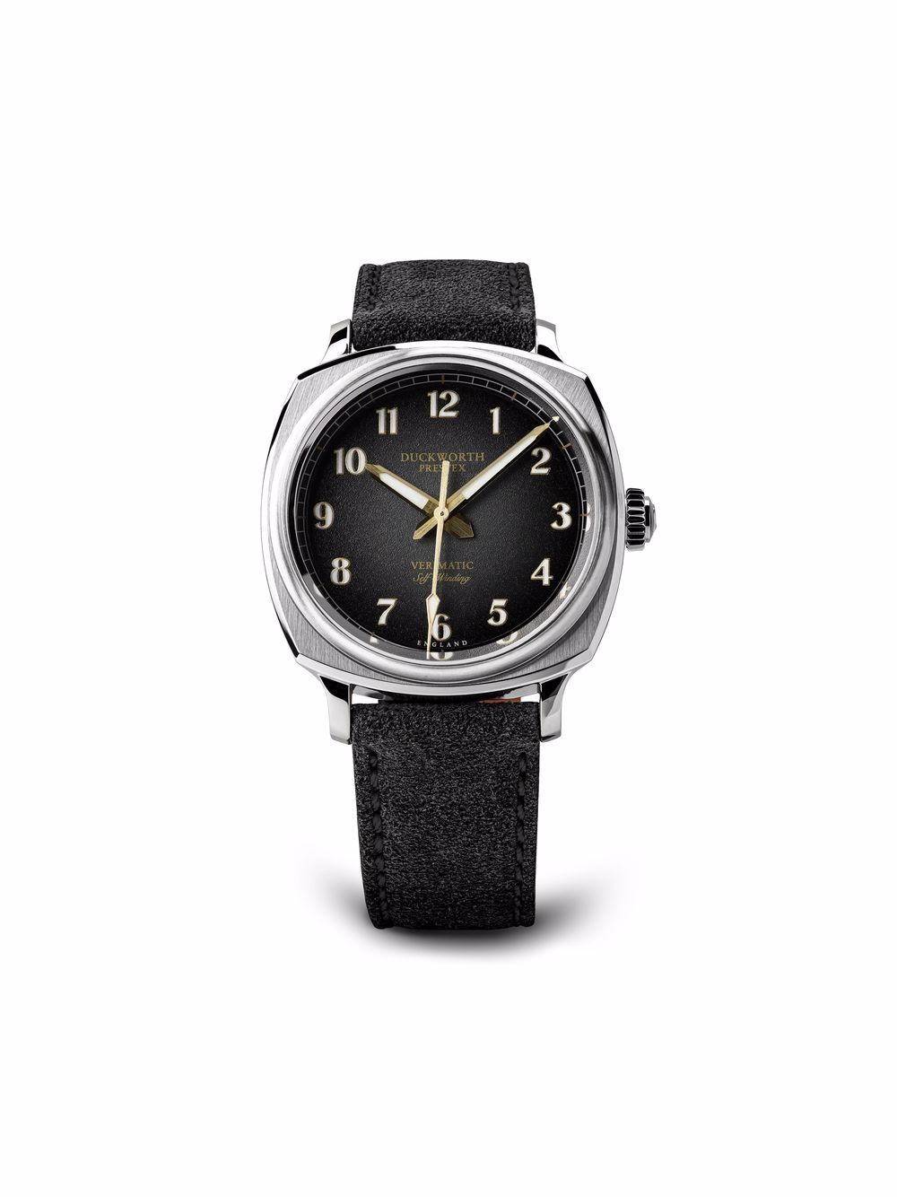 Duckworth Prestex Verimatic Fumé 39mm - Schwarz von Duckworth Prestex