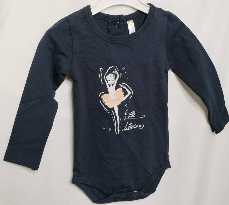 Ducky Beau Body Mädchen navy Langarm Ballerina von Ducky Beau