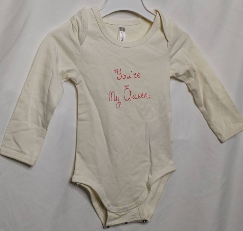 Ducky Beau Body Mädchen offwhite Langarm mit Aufdruck von Ducky Beau