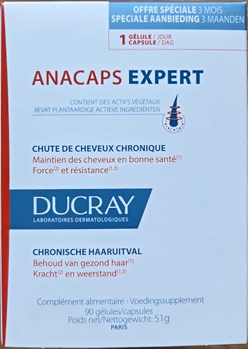 Ducray ANACAPS EXPERT complemento caída reaccional 90 cápsulas von Ducray