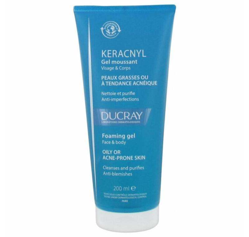 Ducray Gesichts-Reinigungsschaum Keracnyl-Reinigungsgel 200ml von Ducray