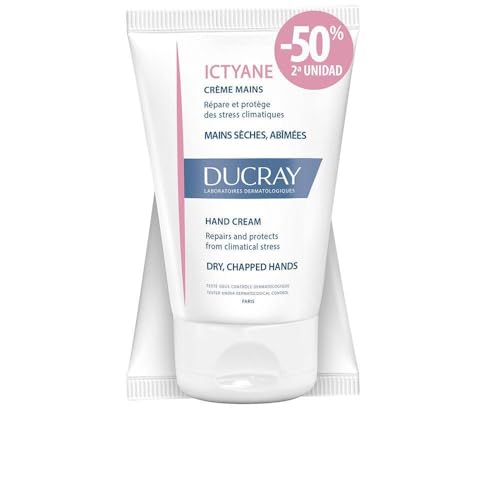 Ducray Ictyane Duo Handcreme, 50 ml, 2-teiliges Set von Ducray