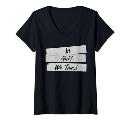 Damen Audio Engineer Stage Crew Technician Gaffer-Tape Humor T-Shirt mit V-Ausschnitt Damen Audio Engineer Stage Crew Technician Gaffer-Tape Humor T-Shirt mit V-Ausschnitt von Duct Tape User Theatre Sound Engineer Back Stage