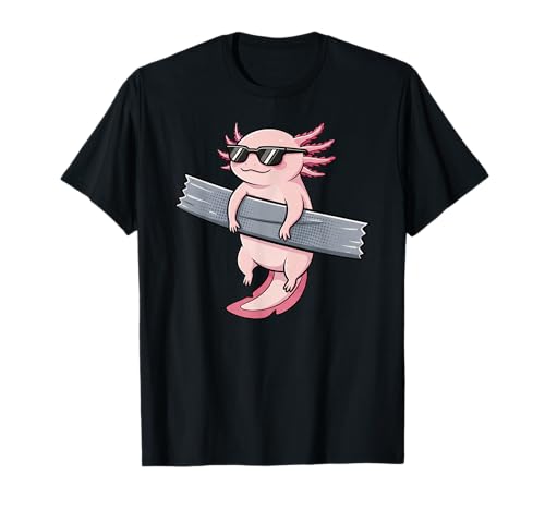 Lustiges Axolotl Klebeband Tierliebhaber Zoo Jungen Mädchen Kinder T-Shirt von DuctTapeAxis1