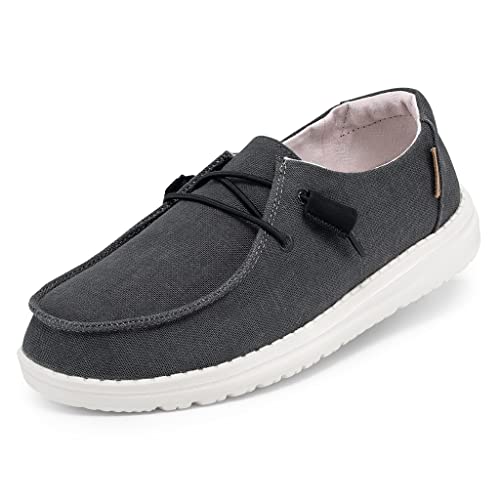 Hey Dude Wendy - Damenschuhe - Farbe Chambray Off Black - Freizeitschuhe im Mokassin-Stil - Größe 36 von Hey Dude