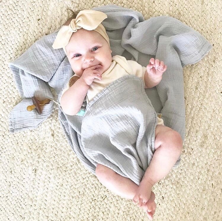 Champagner Top-Knot Stirnband/Frühchen, Neugeborene, Baby, Kleinkind, Mädchen, Erwachsene Headwrap Geknotetes Beige von DudisDesign