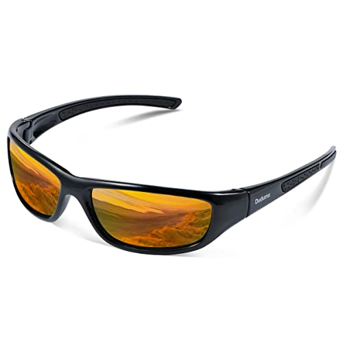 Duduma Sonnenbrille Herren Polarisiert Sportbrille Fahrrad Brillen für Herren Damen Angeln Sport mit UV400 Schutz Tr8116 von Duduma