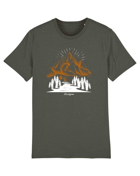 DüsselGreen Berge, Wandern, Landschaft, Wald Tshirt aus Bio Baumwolle von DüsselGreen