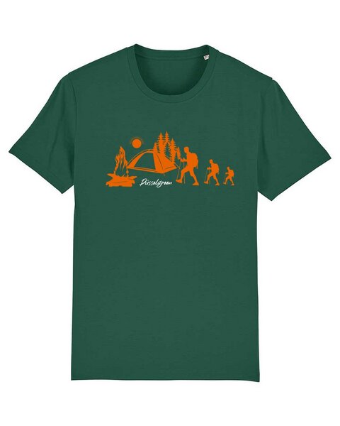 DüsselGreen Camping, Camper, Camp, Lagerfeuer Tshirt aus Bio Baumwolle von DüsselGreen