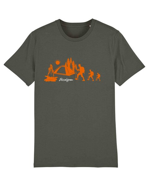 DüsselGreen Camping, Camper, Camp, Lagerfeuer Tshirt aus Bio Baumwolle von DüsselGreen