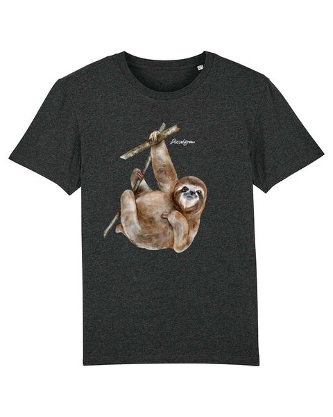 DüsselGreen Faultier, Sloth, Cute, Knuddelig Tshirt aus Bio Baumwolle von DüsselGreen