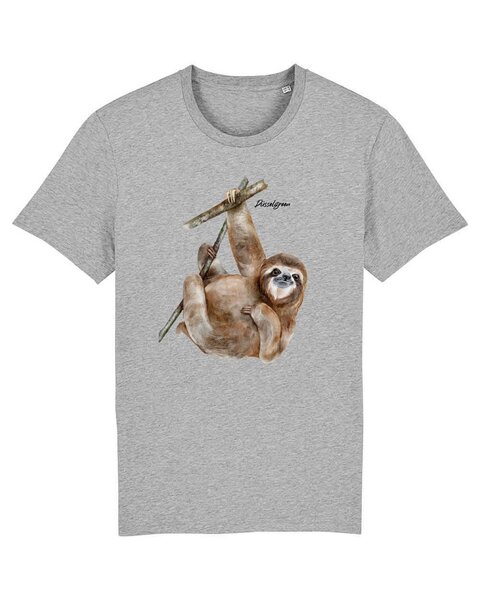 DüsselGreen Faultier, Sloth, Cute, Knuddelig Tshirt aus Bio Baumwolle von DüsselGreen