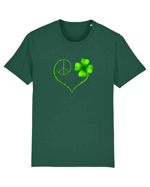 DüsselGreen "Heart of Peace" Print T-Shirt aus Bio Baumwolle von DüsselGreen