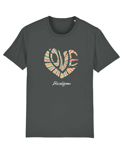 DüsselGreen Love, Peace Tshirt aus Bio Baumwolle von DüsselGreen