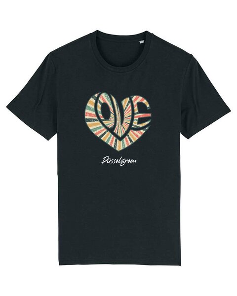 DüsselGreen Love, Peace Tshirt aus Bio Baumwolle von DüsselGreen