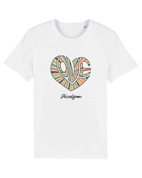 DüsselGreen Love, Peace Tshirt aus Bio Baumwolle von DüsselGreen