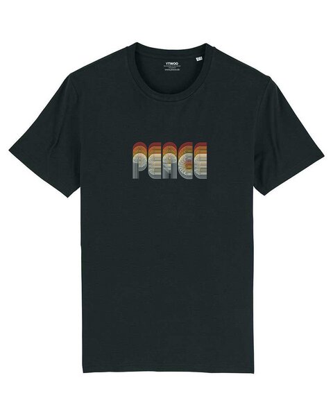 DüsselGreen "Peace" Print T-Shirt aus Bio Baumwolle von DüsselGreen