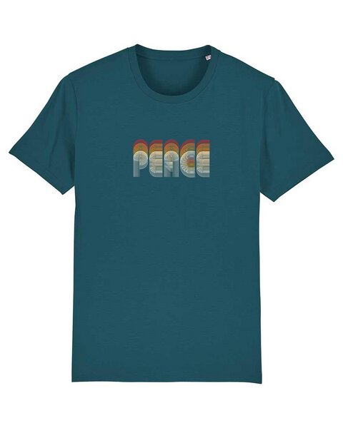 DüsselGreen "Peace" Print T-Shirt aus Bio Baumwolle von DüsselGreen