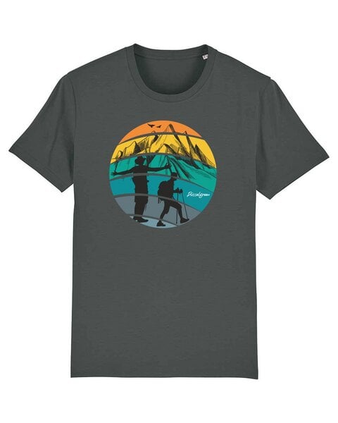 DüsselGreen Wandern, Sport, Berge, Nordic Walking Tshirt aus Bio Baumwolle von DüsselGreen