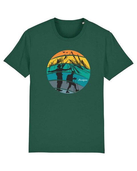 DüsselGreen Wandern, Sport, Berge, Nordic Walking Tshirt aus Bio Baumwolle von DüsselGreen