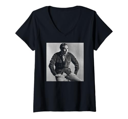 Damen Ben-Hur Schauspieler Charlton Heston Duffy Archivfotografie T-Shirt mit V-Ausschnitt von Duffy Archive Photography