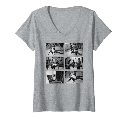 Damen David Bowie Lodger Filmrolle Duffy Archivfotografie T-Shirt mit V-Ausschnitt Damen David Bowie Lodger Filmrolle Duffy Archivfotografie T-Shirt mit V-Ausschnitt von Duffy Archive Photography